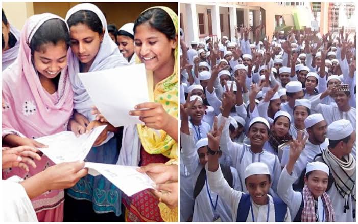 হাই মাদ্রাসার ফলাফলে ছাত্রদের কোন ঠাসা করে দিল ছাত্রীরা, নজরকাড়া সাফল্য মেয়েদের।