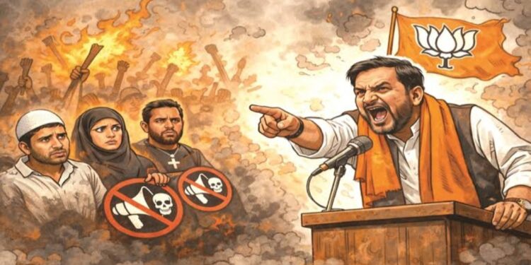 ২০২৫ সালে ভারতে ঘৃণা ভাষণের সংখ্যা ১,৩১৮! ৯৮ শতাংশই মুসলিমদের বিরুদ্ধে